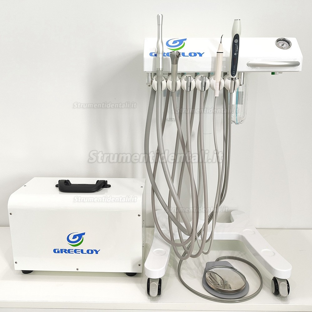 GREELOY® GU-P302 Portastrumenti per unità odontoiatriche + GU-P300 compressore d'aria